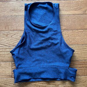 Navy Athletic Yoga Top